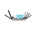 7 Piece Hex Key Set Carb St Dble Steel Case