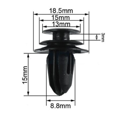 Panel Clip Door 9.7mm (100 pieces)