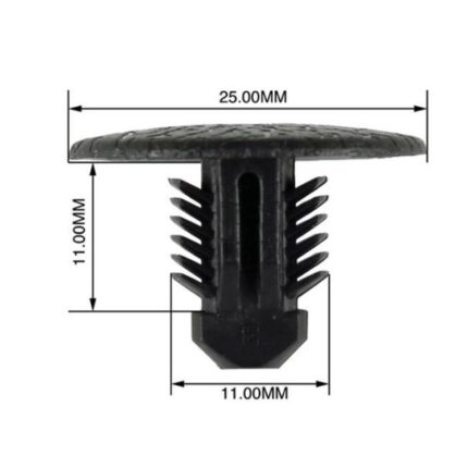 Panel Clips 11mm - 10 Pieces