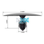 Panel Clips 5.2-56mm - 10 Pieces