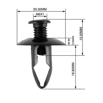 Panel Clips 6-7mm - 10 Pieces
