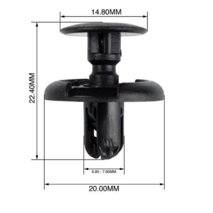 Panel Clips 6-7mm - 10 Pieces