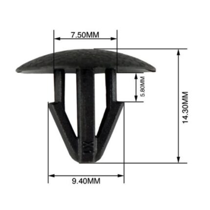 Panel Clips 7.5-9.4mm (100 pieces)