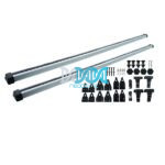 Aluminium Roof Bar oval with Multiple Mounting Brackets