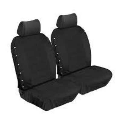 Rough & Tough 4x4 Front Car Seat Covers - Black - Waterproof