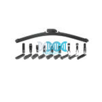 Wiper Blades Euro Style 13 Inch With 12 Fitments