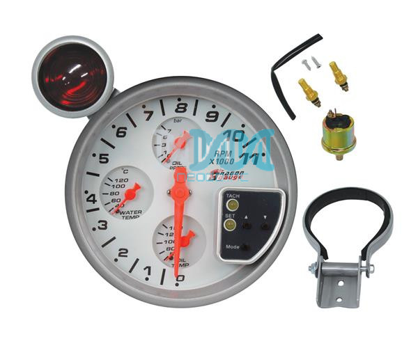 NEO-00179 Dragon Gauge 95mm 4-in-1 Tachometer and Rev Counter