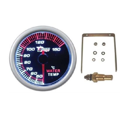 Dragon Gauge Water Temperature Silver /White Gauge Type-R