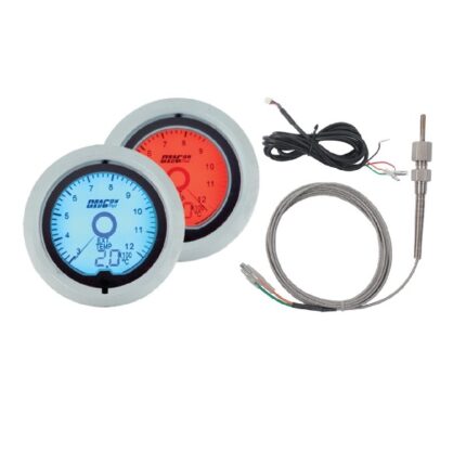 Dragon Gauge 52mm Digital Water Temperature Gauge - 7 Colours
