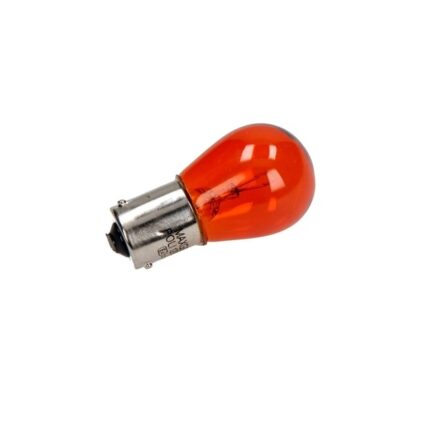Amber Globe With Single Contact 130 Degree Offset 24V 21W - 10 Piece Pack