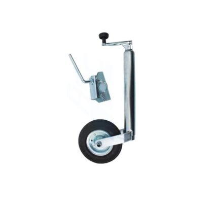 Jockey Wheel With 8 Inch Rubber Wheel And Clamp