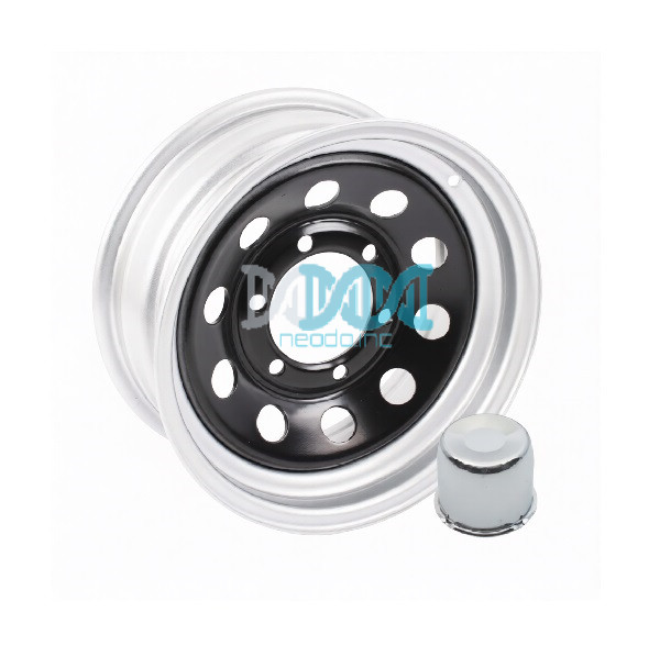 NEO-05911 Rim Silver/Black 14X7/4X114