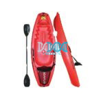 Seaflo Sit On Top Kayak with Oars - 55kg Capacity - Red