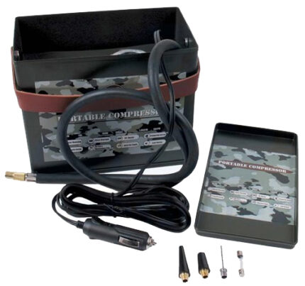 Mini Air Compressor Tyre Inflator In Ammo Box