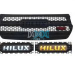 Grille Toyota Hi-Lux Led 2018 On Black