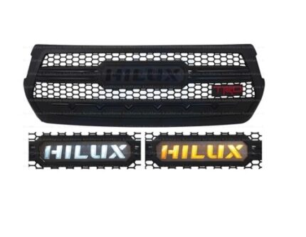 Grille Toyota Hi-Lux Led 2018 On Black
