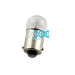 Clear Single Contact Globes With Small Head 12V 5W - 10 Piece