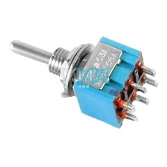 Toggle Switch Mini On-Off-On 6Pin 12V