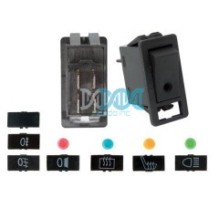 Universal Oem Dash Switch 4P Led 20A 12V