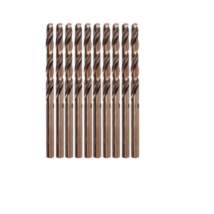 Hoteche Drill Bit 2mm Hss M2 Straight Shank 10 Piece