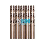 Hoteche Drill Bit 6.5mm Hss M2 Straight Shank 10 Piece