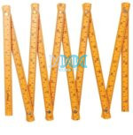 Hoteche 2 Meter Folding Plastic Ruler with 10 Folds