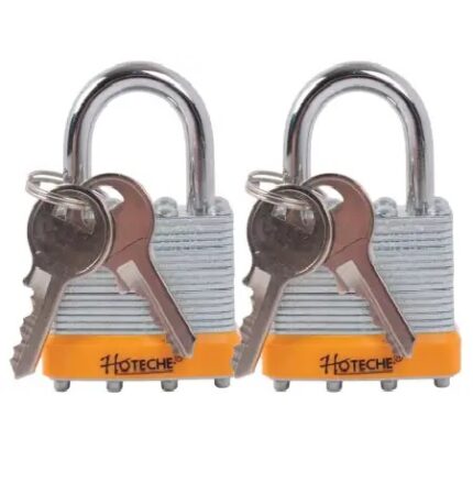 Hoteche 40mm Laminated Pad Lock Set - 2 Piece