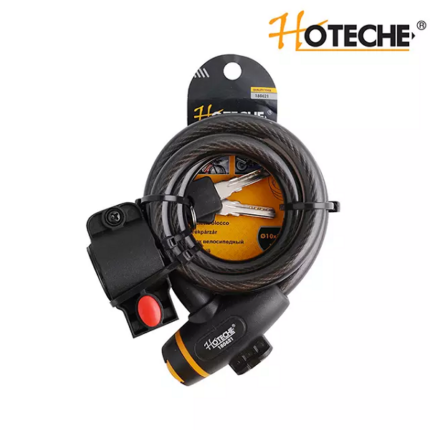 Spiral Bicycle Cable Lock 10X1000mm