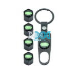 Valve Caps Set With Key Ring Landrover