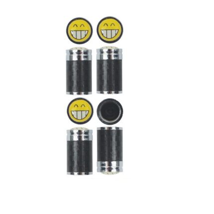 DISCONTINUED - Valve Cap 4 Piece Proud Face Carbon