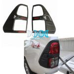 DISCONTINUED - Tail Lamp Cover Set Black Hilux 2015