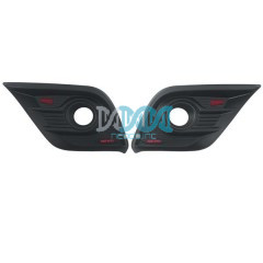 Spot Lamp Cover Set Black Hilux 2015