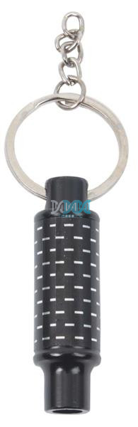Key Ring Muffler Carbon Black