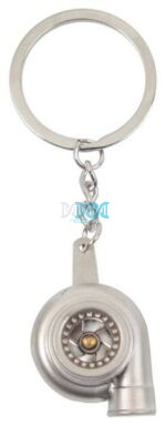 Key Ring Turbo Silver