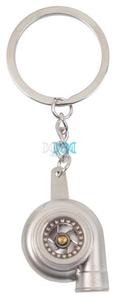 Key Ring Turbo Silver