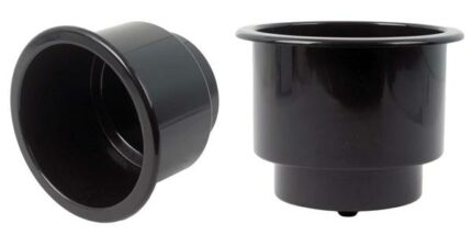 Plastic Cup Holder Large 90mm Black