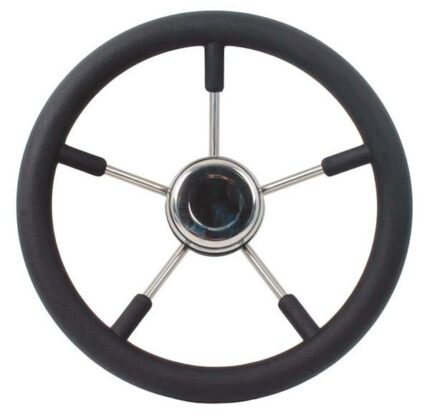 Steering 316 Stainless Steel W/Pu Foam 13 7/8 Black