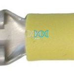 Yellow Terminal Female 6.3mm - 10 Pieces