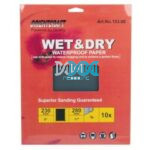 Water Paper Grit 1000(10)230X280mm Sheet