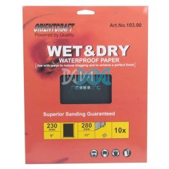 Water Paper Grit 800(10)230X280mm Sheets