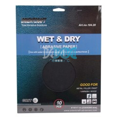 Water Paper Grit Wp600(10)230X280mm Sheet