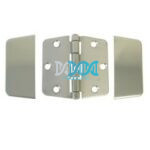 Hinge With Cover 74X74mm 316 Stanless Steel
