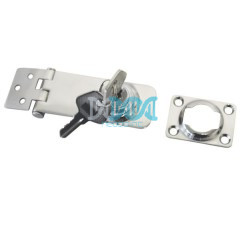 Lock Hasp With Key Stainless Steel 76X25mm