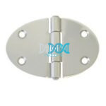 Round Hinge 84X56mm 316 Stainless Steel