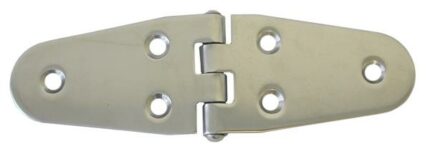 Round Side Hinge Flush Mt.40X140mm 316 Stainless Steel