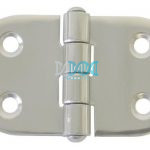 Round Side Hinge 40X74mm 316 Stainless Steel