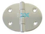 Round Hinge 78X56mm 316 Stainless Steel