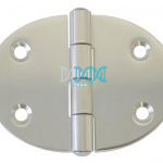 Round Hinge 78X56mm 316 Stainless Steel