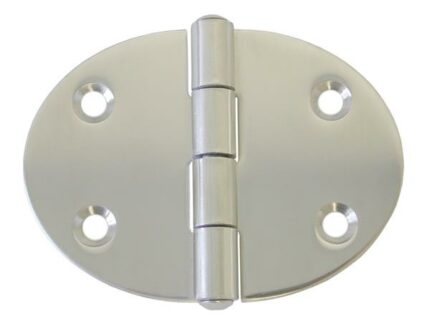 Round Hinge 78X56mm 316 Stainless Steel