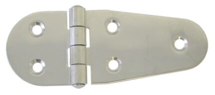 Round Side Hinge 40X108mm 316 Stainless Steel